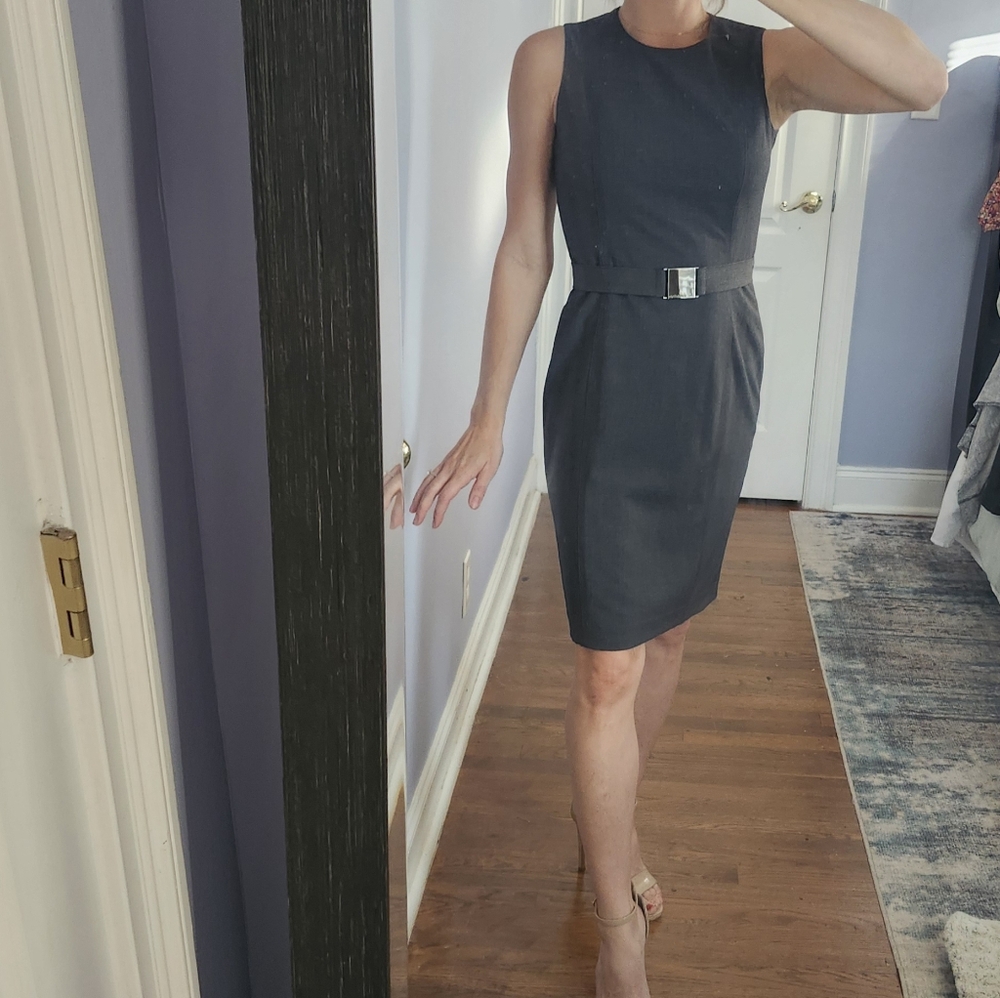 Calvin Klein Charcoal Business Dress